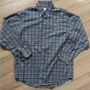 Brooks Brothers Multicolor Plaid Button-Down Shirt - Blue, Green, Yellow, Red L